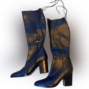 Marc Fisher LTD Black Knee-High Boots — Size 9M, Like New